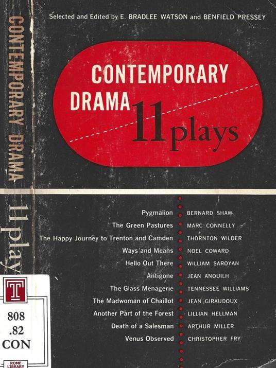 Contemporary Drama. Eleven Plays - copertina