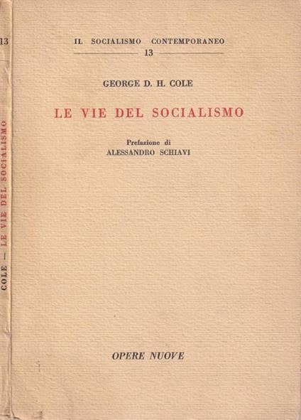 Le vie del socialismo - copertina