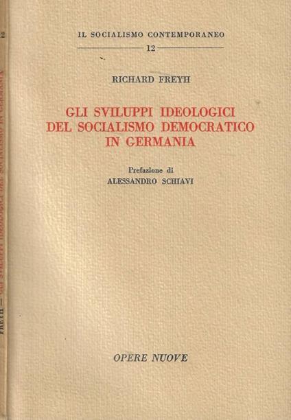 Gli sviluppi ideologici del socialismo democratico in Germania - copertina