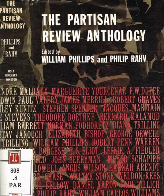 The partisan review anthology - copertina