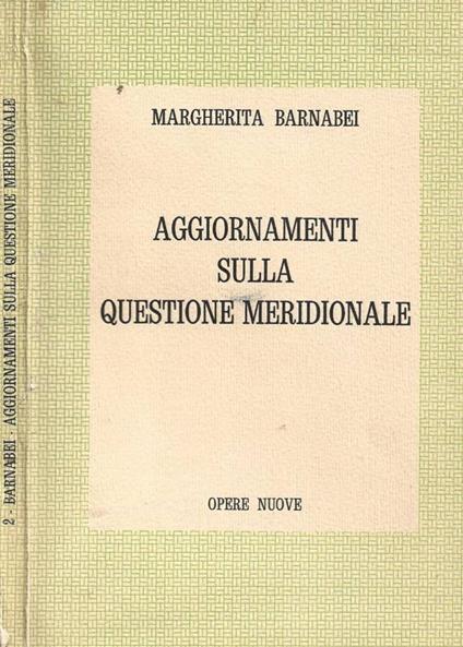 Aggiornamenti sulla questione meridionale - copertina