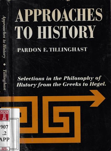 Approaches to history - copertina