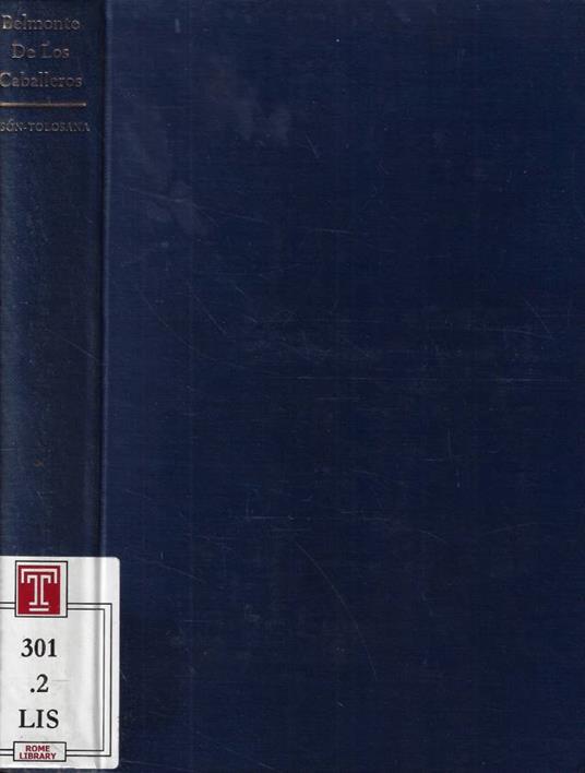 Belmonte de los caballeros - copertina