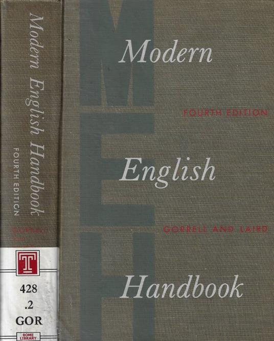 Modern English Handbook - copertina