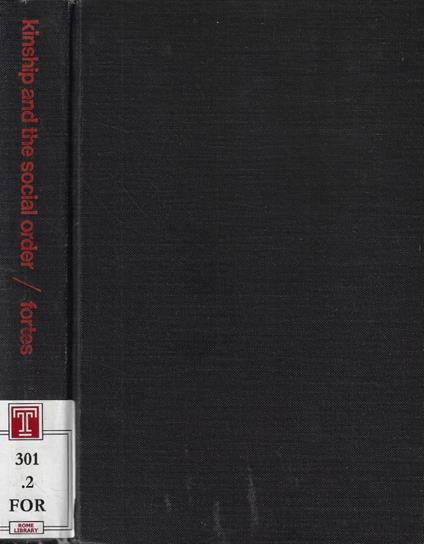 Kinship and the social order - copertina