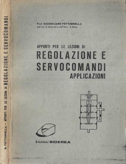 Appunti per le lezioni di regolazione e servocomandi - copertina