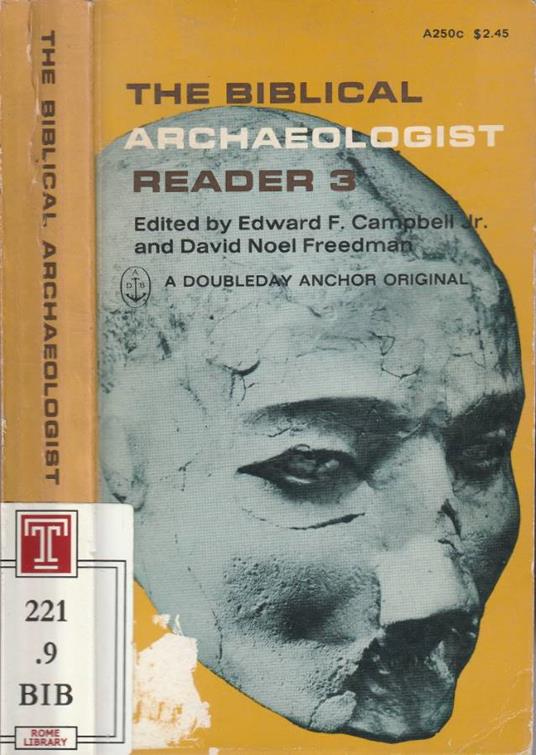 The biblical archaeologist reader vol III - copertina