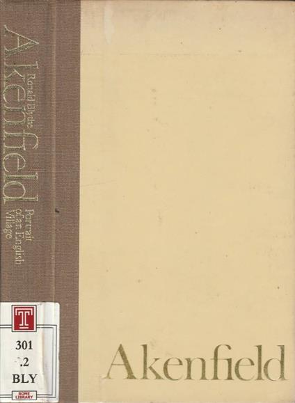 Akenfield - copertina