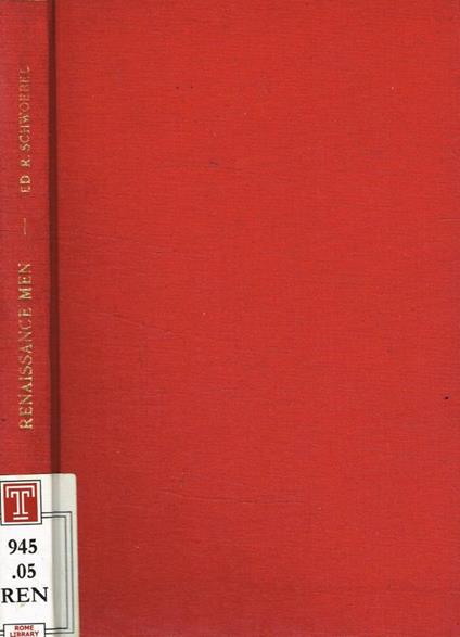 Renaissance men and ideas - copertina