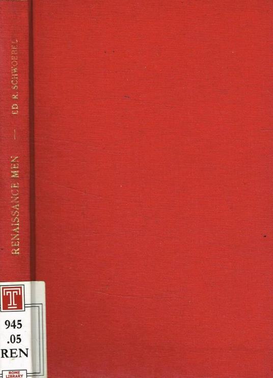 Renaissance men and ideas - copertina