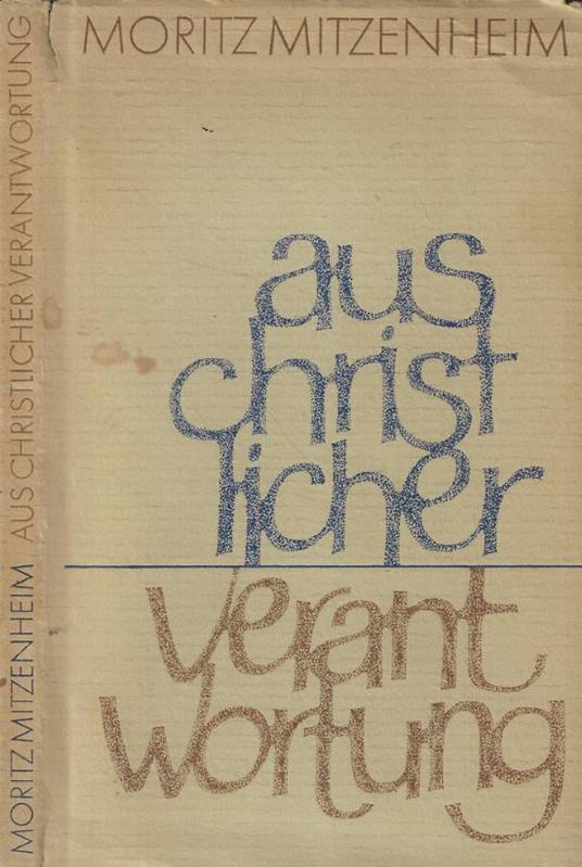 Aus Christlicher verantwortung - copertina