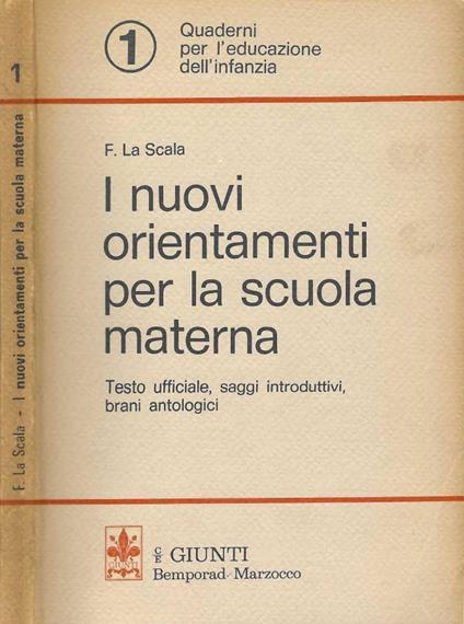I nuovi orientamenti per la scuola materna (Autografo) - copertina