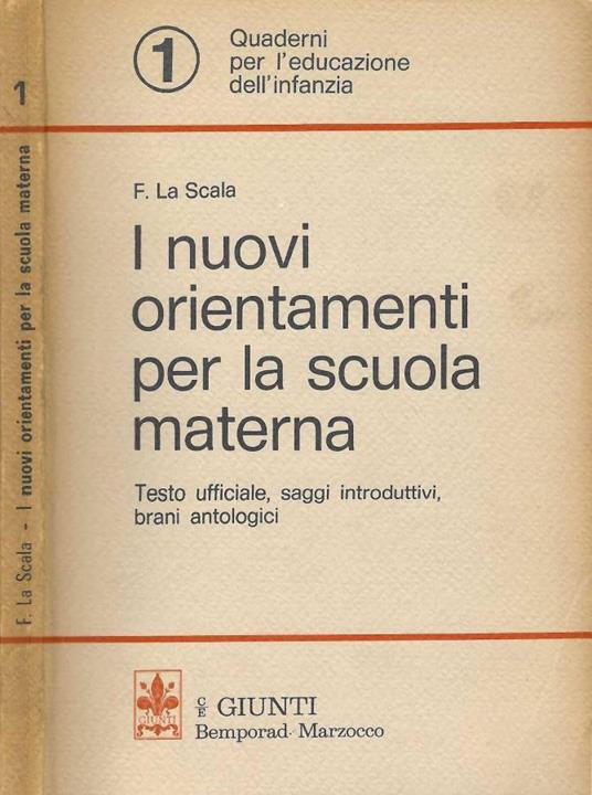 I nuovi orientamenti per la scuola materna (Autografo) - copertina