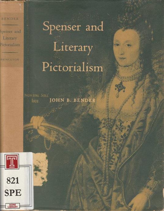 Spenser and literary pictorialism - copertina