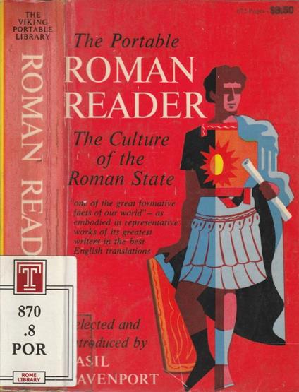 Roman reader - copertina