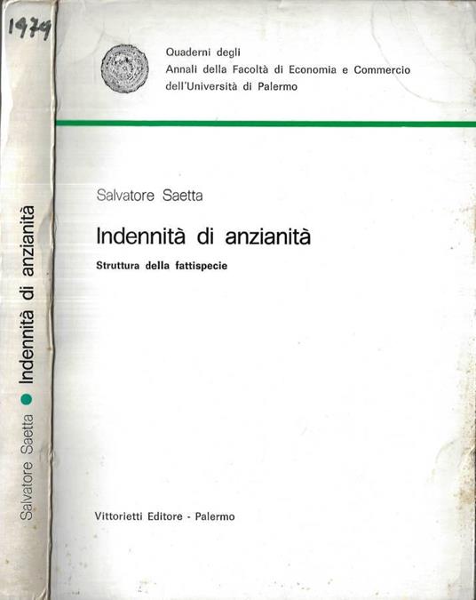 Indennità di anzianità - copertina