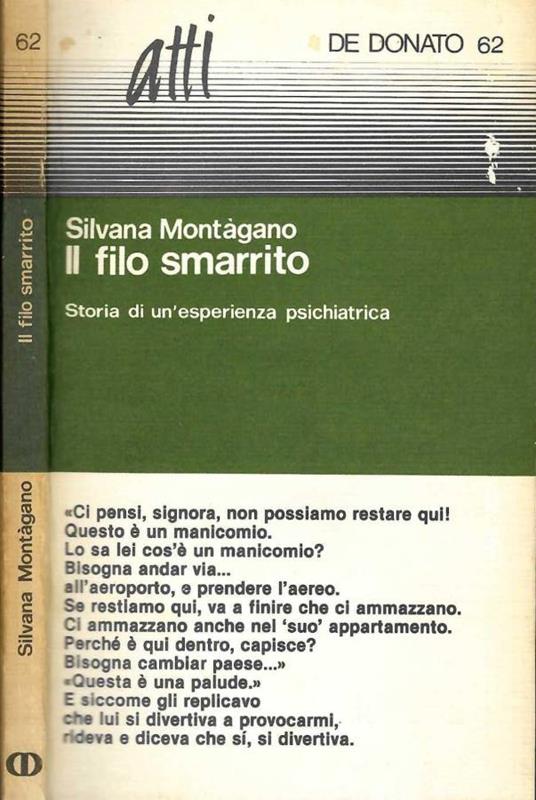 Il filo smarrito - copertina