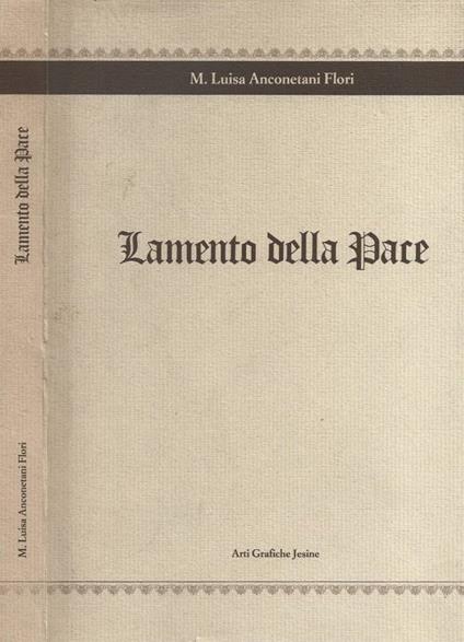Lamento della Pace - copertina
