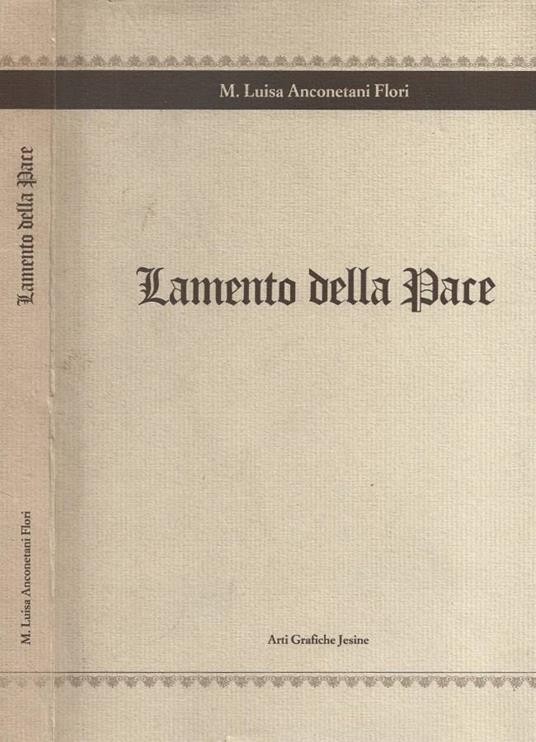 Lamento della Pace - copertina