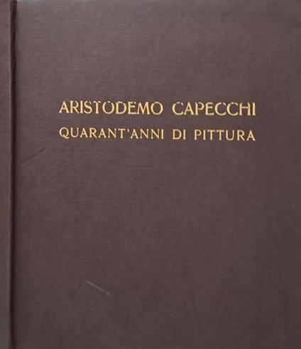 Aristodemo Capecchi - copertina
