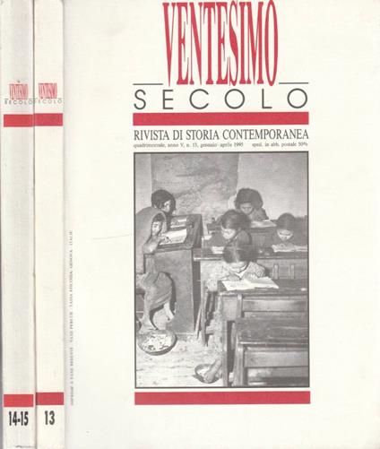 Ventesimo secolo, anno V, n 13,14/15, gen-apr, mag-dic 1995 - copertina