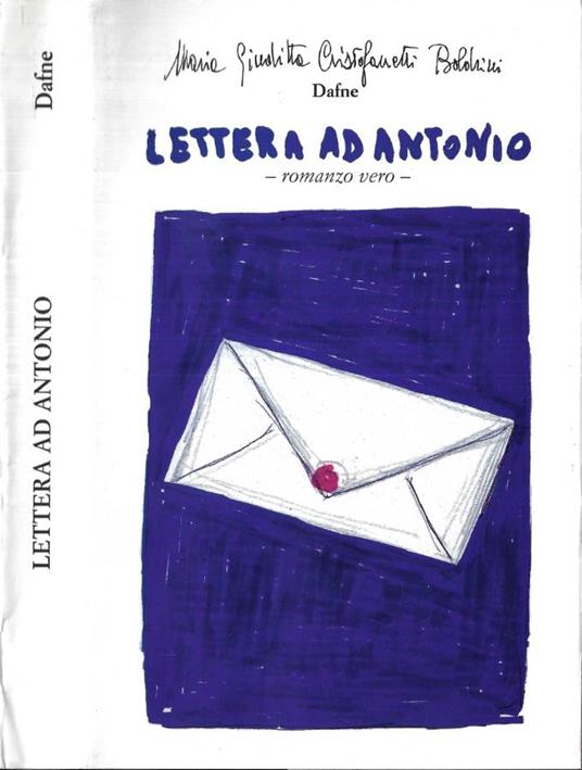 Lettera ad Antonio ( Autografo ) - copertina