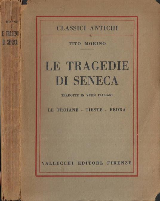 Le tragedie di Seneca - copertina