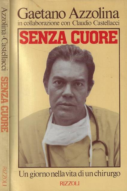 Senza cuore - Gaetano Azzolina - copertina