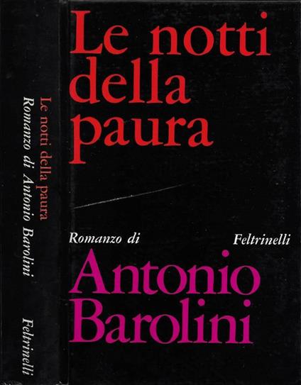 Le notti della paura - Antonio Barolini - copertina