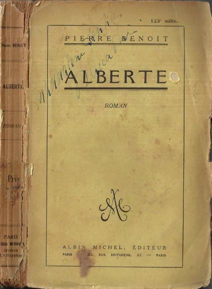 Alberte - Pierre Benoit - copertina