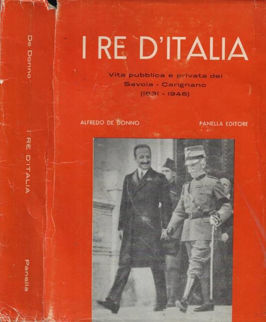 I re d'Italia - Alfredo De Donno - copertina