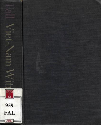 Viet-Nam Witness (1953-66) - Bernard B. Fall - copertina