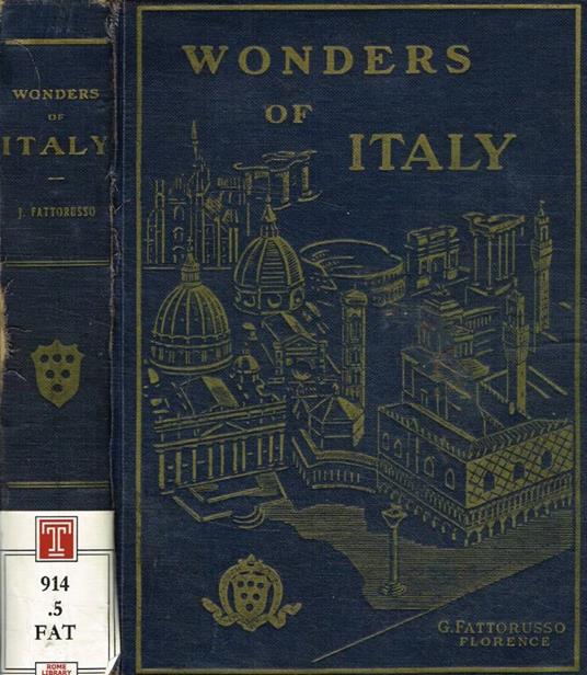 Wonders of Italy - Joseph Fattorusso - copertina