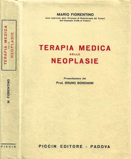 Terapia Medica delle Neoplasie (Autografo) - Mario Fiorentino - copertina