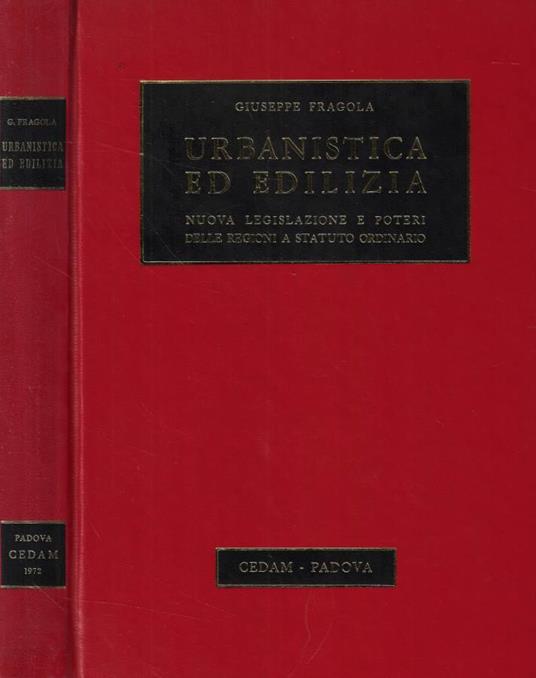 Urbanistica ed edilizia - Giuseppe Fragola - copertina
