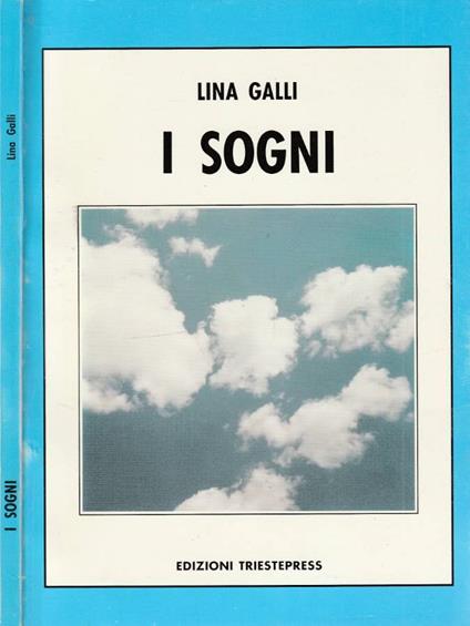 I sogni - Lina Galli - copertina