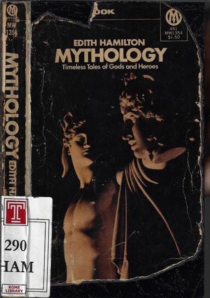 Mythology - Edith Hamilton - copertina