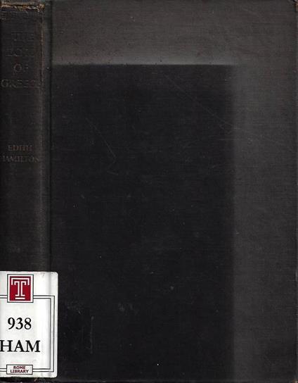 The Echo of Greece - Edith Hamilton - copertina