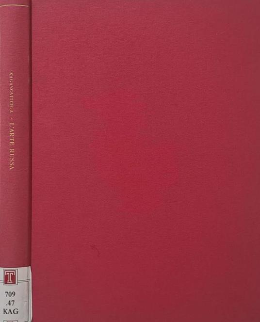 L' arte russa dal 17° al 18° secolo - Abraam Kaganovitch - copertina