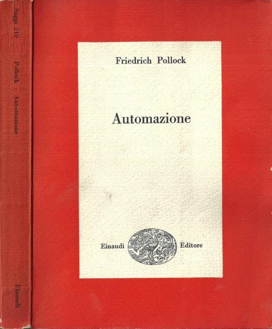 Automazione - Friedrich Pollock - copertina