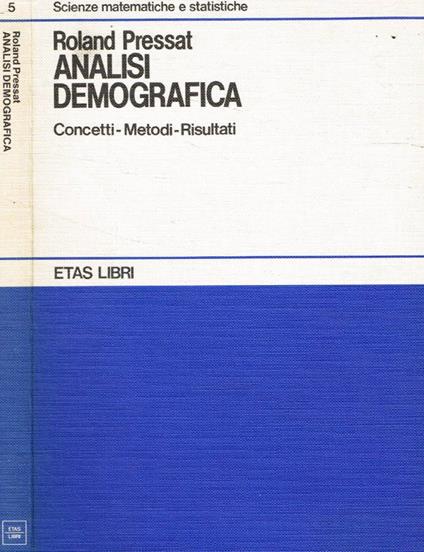 Analisi demografica - Roland Pressat - copertina