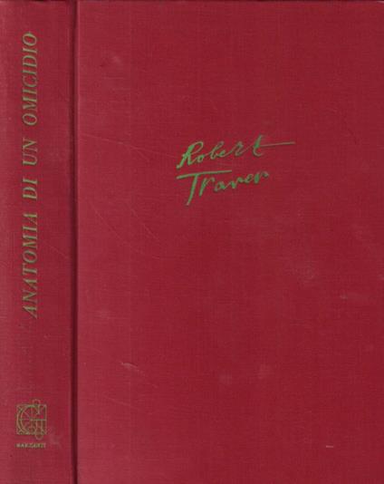 Anatomia di un omicidio - Robert Traver - copertina