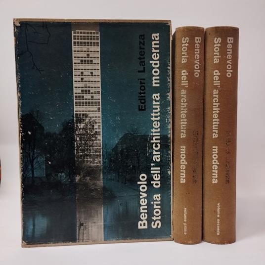 Storia dell'architettura moderna - Leonardo Benevolo - copertina