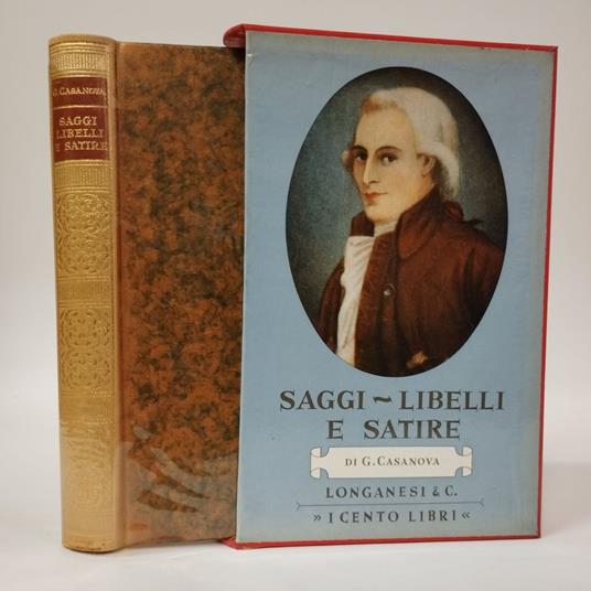 Saggi, Libelli e Satire - Giacomo Casanova - copertina