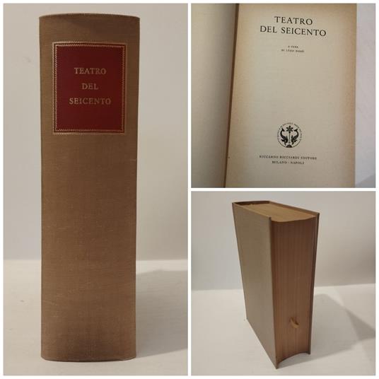 Teatro del Seicento - copertina