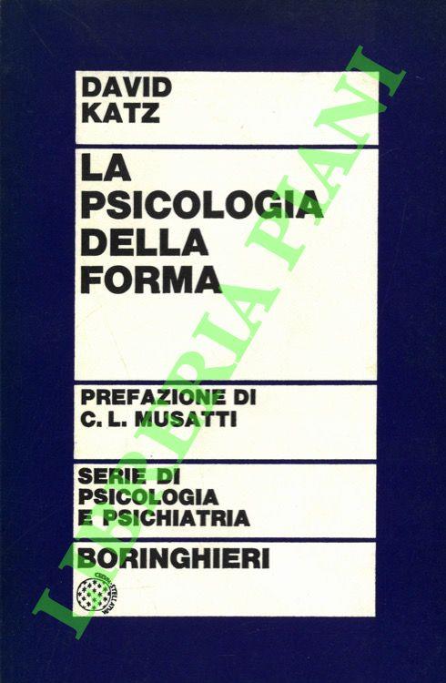 psicologia della forma - David Katz - copertina