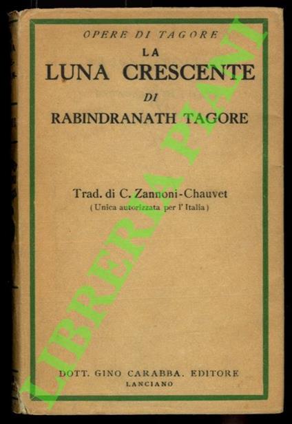 Il re della camera oscura. - Rabindranath Tagore - copertina