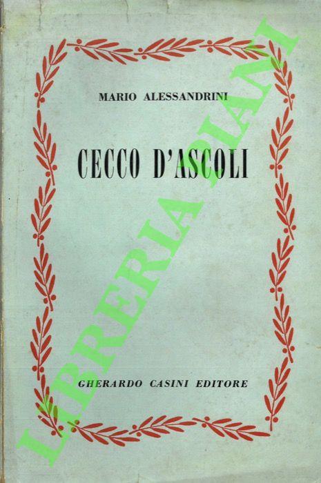 Cecco d'Ascoli - Marco Alessandrini - copertina