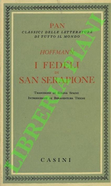I fedeli di San Serapione - copertina