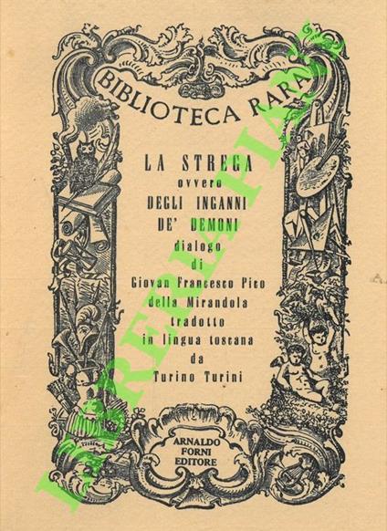strega ovvero Degli inganni de' demoni - copertina